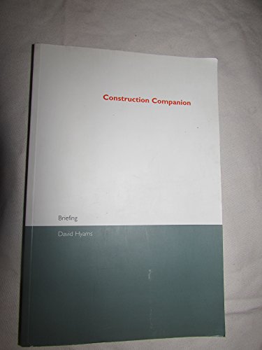 Stock image for Construction Companion to Briefing (Construction Companion) for sale by Phatpocket Limited