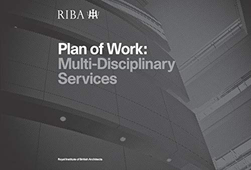 Stock image for Plan of work: Multi-Diciplinary Services for sale by Goldstone Books
