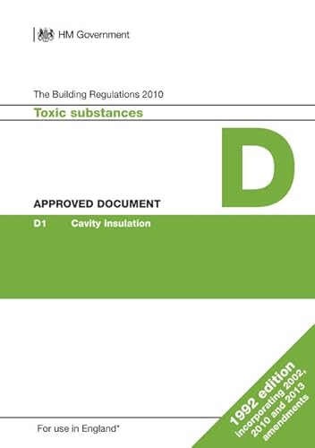 Stock image for Approved Document D. Toxic Substances for sale by Blackwell's