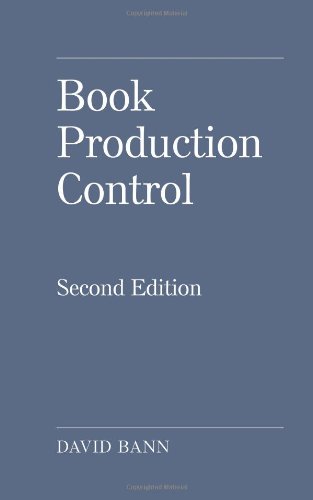 Stock image for Book Production Control for sale by Books Puddle