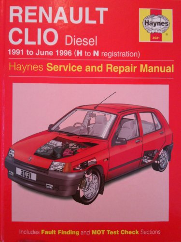 Beispielbild fr Renault Clio Diesel Service and Repair Manual (Haynes Service and Repair Manuals) zum Verkauf von WorldofBooks
