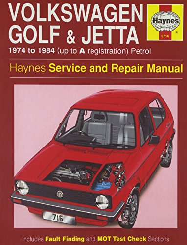 Volkswagen Golf & Jetta Mk 1 1.1 & 1.3 (Service and Repair Manuals) (Haynes Service and Repair Manuals) (9781859601525) by [???]