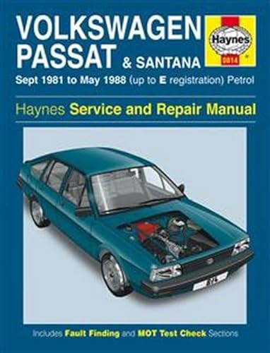 Beispielbild fr Volkswagen Passat and Santana 1981-88 Service and Repair Manual (Haynes Service and Repair Manuals) zum Verkauf von WorldofBooks