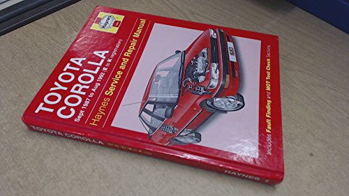 Stock image for Toyota Corolla Petrol (Sept 87 - Aug 92) Haynes Repair Manual (Haynes Service and Repair Manuals) for sale by WorldofBooks