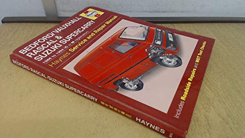 9781859601716: Bedford/Vauxhall Rascal and Suzuki Supercarry Service and Repair Manual (Haynes Service and Repair Manuals)