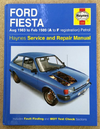 Beispielbild fr Ford Fiesta Aug 1983 to Feb 1989 (A to F registration) Petrol: Haynes Service and Repair Manual zum Verkauf von WorldofBooks