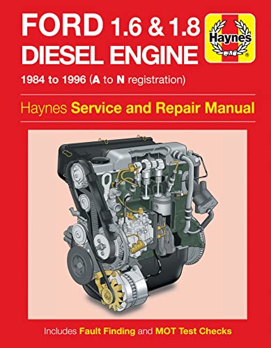 Beispielbild fr Ford 1.6 & 1.8 litre Diesel Engine (84-96) Haynes Repair Manual (Hardback) zum Verkauf von WorldofBooks