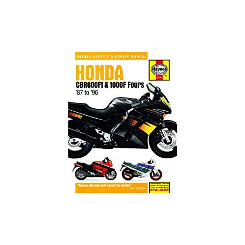 9781859602287: Haynes Honda CBR600F1 & 1000F Fours 1987 thru 1996 (Haynes Repair Manuals)