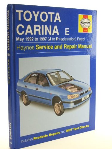 Stock image for Toyota Carina E Service and Repair Manual (Haynes Service and Repair Manuals) for sale by SN Books Ltd