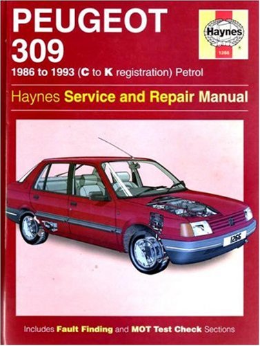 Peugeot 309 Service and Repair Manual (9781859602690) by Ian Coomber