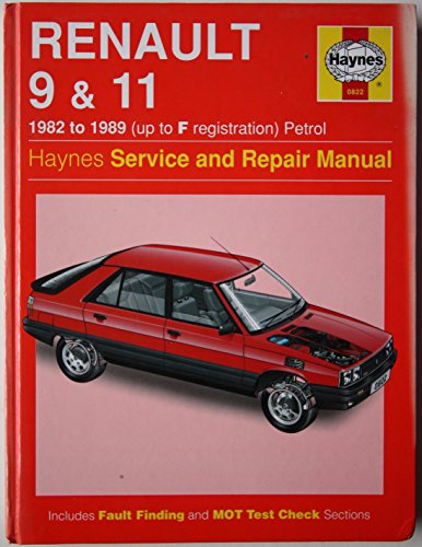 Beispielbild fr Renault 9 and 11 Service and Repair Manual 1982-1989 (up to F Registration Petrol) (Haynes Service and Repair Manuals) zum Verkauf von WorldofBooks