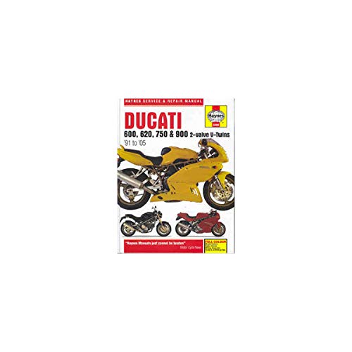 Stock image for Haynes Ducati 600, 750 and 900 2-Valve V-Twins Service and Repair Manual, 1991 to 1996 models for sale by GF Books, Inc.