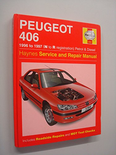 Imagen de archivo de Peugeot 406 Service Repair Manual (Haynes Service and Repair Manuals) a la venta por WorldofBooks