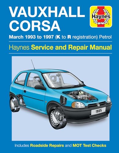 Vauxhall Corsa : Owners Workshop Manual : Mar 1993 to 1997 (K to R registration) Petrol.