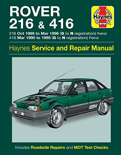 Stock image for Rover 216 and 416 Service and Repair Manual (Haynes Service and Repair Manuals) for sale by Greener Books