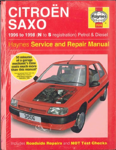 Imagen de archivo de Citroen Saxo (1996 to 1998, N to S reg) Service and Repair Manual a la venta por WorldofBooks
