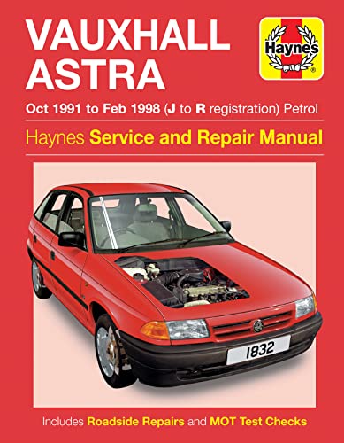 Beispielbild fr Vauxhall Astra (1991-98) Service and Repair Manual (Haynes Service and Repair Manuals) zum Verkauf von Reuseabook