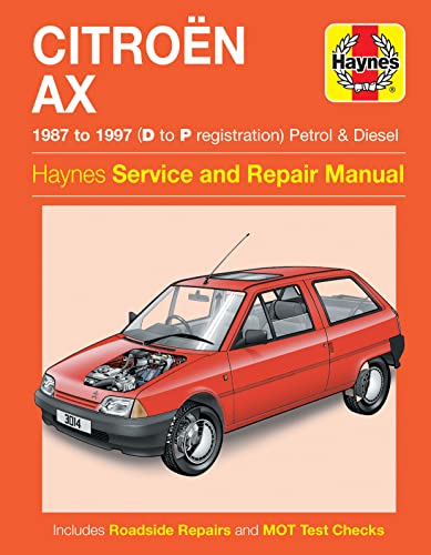 Stock image for Citroen Ax (1987-97) Service and Repair Manual (Haynes Service and Repair Manuals) for sale by dsmbooks