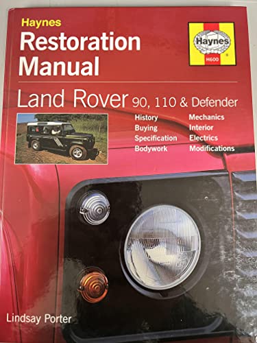 9781859606001: land rover 90 110 defender restoration manual (Restoration Manuals)