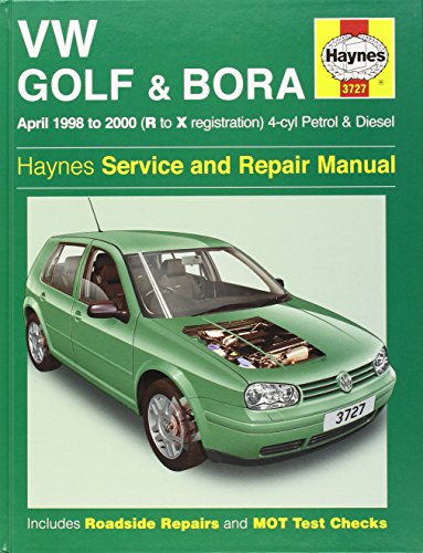 Imagen de archivo de Volkswagen Golf and Bora Petrol and Diesel (1998-2000) Service and Repair Manual (Haynes Service and Repair Manuals) a la venta por Greener Books