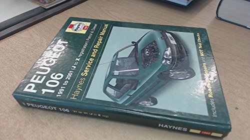 Peugeot 106 Petrol & Diesel 1991 to 2001 (J to X Reg) (Update) (Haynes Service and Repair Manual Series) (9781859607688) by Coombs, Mark; Rendle, Steve