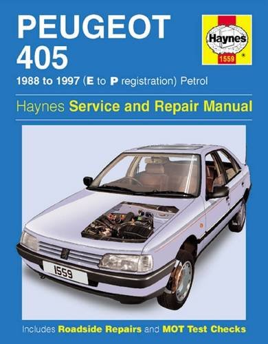 Beispielbild fr Peugeot 405 Petrol Service and Repair Manual: 1988-1997(E to P Registation) (Haynes Service and Repair Manuals) zum Verkauf von WorldofBooks