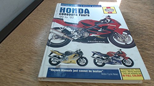 Stock image for Honda Cbr600f4 Fours 99 to 02 (Haynes Service And Repair Manual) for sale by Books Unplugged