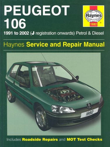 Beispielbild fr Peugeot 106 Service and Repair Manual: 1882 (Haynes Service and Repair Manuals) zum Verkauf von WorldofBooks