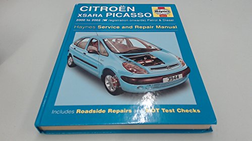 Beispielbild fr Citroen Xsara Picasso: Petrol and Diesel 2000-2002 (Haynes Service and Repair Manuals) zum Verkauf von WorldofBooks