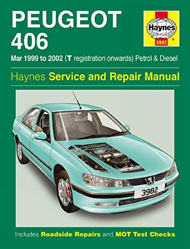 9781859609828: Peugeot 406 Petrol & Diesel (Mar 99 - 02) Haynes Repair Manual