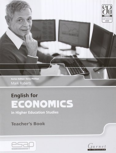 English for Economics in Higher Education Studies Teacher Book (9781859644492) by Roberts Mark