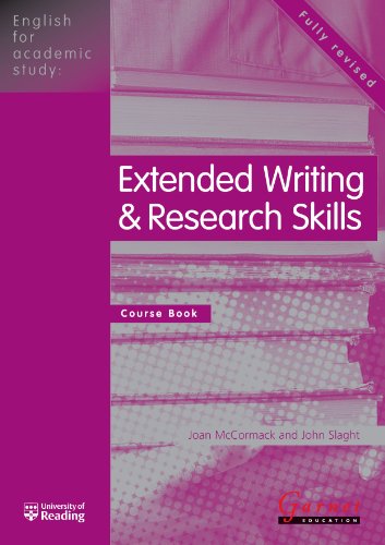 Beispielbild fr English for Academic Study - Extended Writing and Research Skills Course Book - Edition 1 zum Verkauf von Better World Books