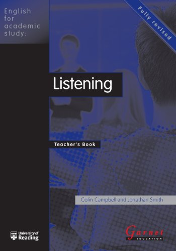 Stock image for English for Academic Study - Listening Teacher Book - Edition 1 for sale by Phatpocket Limited