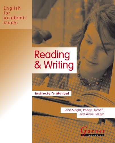 9781859645741: Reading and Writing (English for Academic Study S.)