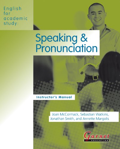 Speaking & Pronunciation (English for Academic Study) (9781859645758) by McCormack, Joan