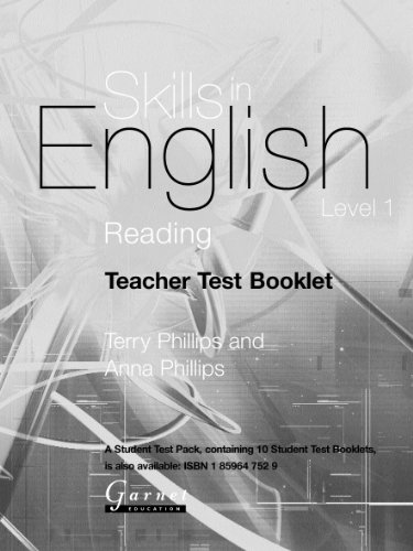 Imagen de archivo de SIE: READING LEVEL 1 TEACHER TEST PACK (TEACHER'S GUIDE) a la venta por Zilis Select Books