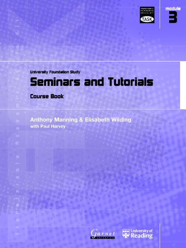 Stock image for Seminars and Tutorials : University Foundation Study Course Book for sale by Buchpark