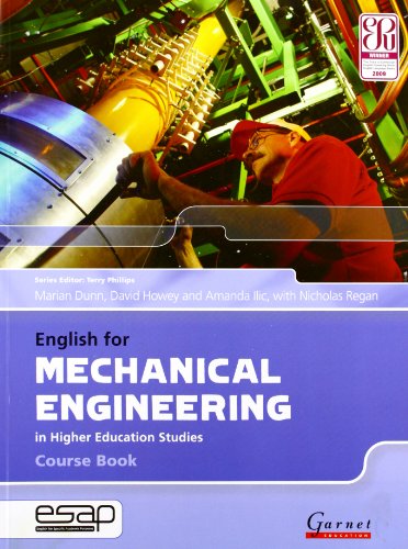 Imagen de archivo de English for Mechanical Engineering in Higher Education Studies. Course Book a la venta por Blackwell's