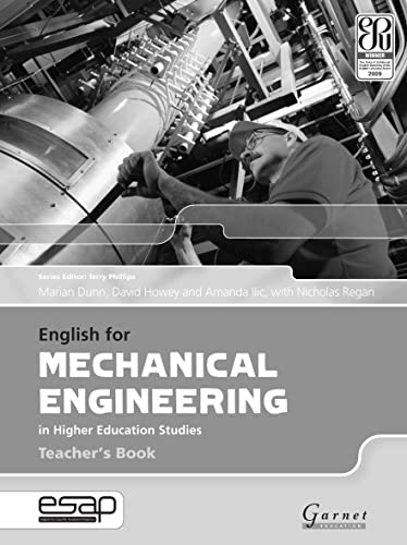 English for Mechanical Engineering Teacher Book (9781859649473) by Dunn Et Al