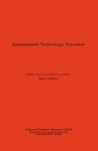 Beispielbild fr International Technology Transfers zum Verkauf von Wonder Book