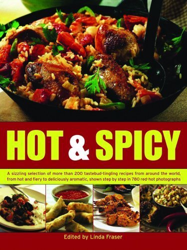 Beispielbild fr The Ultimate Hot and Spicy Cookbook: 200 of the Most Fiery, Mouth-searing and Palate-pleasing Recipes Ever: A Sizzling Selection of More Than 200 . . Shown Step-by-step in 780 Red-hot Photographs zum Verkauf von AwesomeBooks