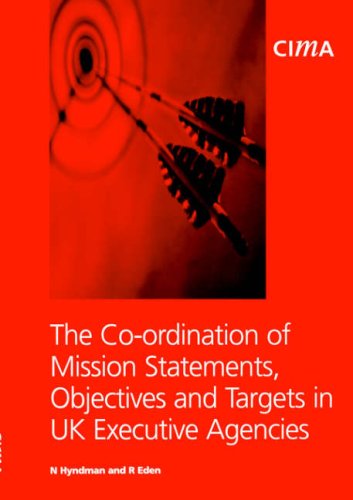 Stock image for The Co-Rdination Of Mission Statements, Objectives & Targets In Executive Agent for sale by Basi6 International