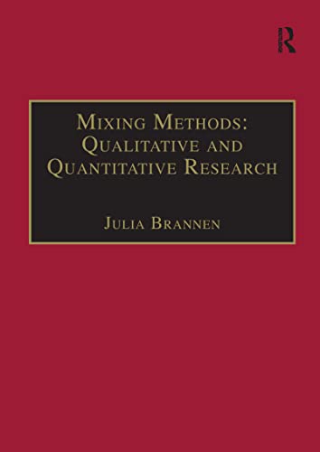 Imagen de archivo de Mixing Methods: Qualitative and Quantitative Research (Social Policy) a la venta por MusicMagpie