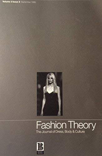 Imagen de archivo de Fashion Theory: The Journal of Dress, Body and Culture (Volume 3 Issue 3, September 1999) (v. 3, Issue 3) a la venta por Ergodebooks