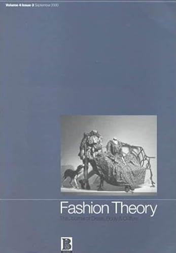 Imagen de archivo de Fashion Theory: Volume 4, Issue 3: The Journal of Dress, Body and Culture a la venta por Phatpocket Limited