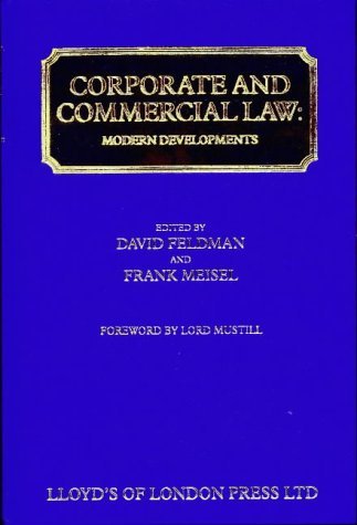 Corporate and Commercial Law: Modern Developments (9781859780183) by David Feldman