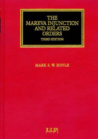 9781859781470: Mareva Injunction and Related Orders (3rd ed)