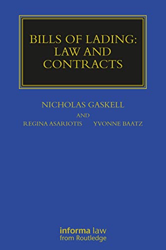 9781859784808: Bills of Lading: Law and Contracts (Maritime and Transport Law Library)