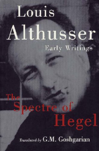9781859840993: The Spectre of Hegel: Early Writings