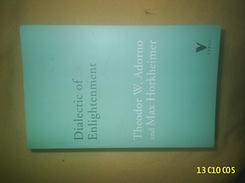 9781859841549: Dialectic of Enlightenment: 15 (Verso Classics)